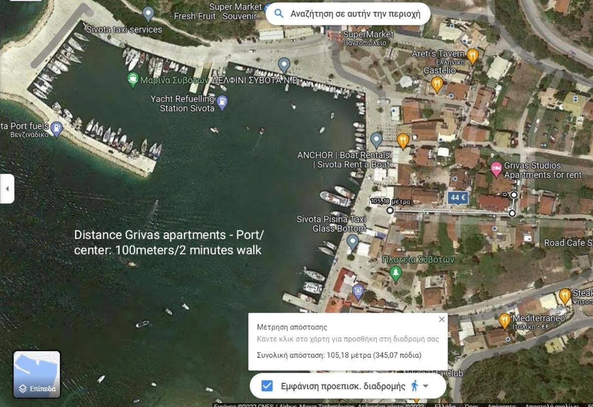 Grivas Apartments Sivota  Bagian luar foto